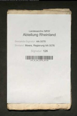 Der gefangene französische Deserteur Jean Bartaes