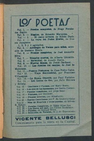 [Obras publicadas]