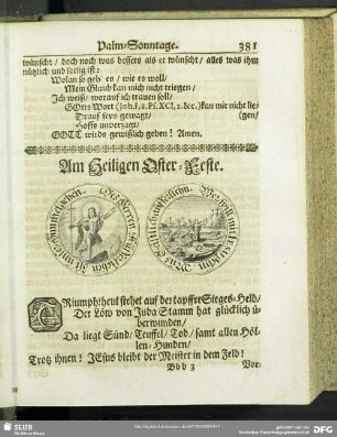 Am Heiligen Oster-Feste