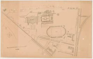 Thiersch, Friedrich von; Frankfurt / Main (Hessen); Festhalle - Lageplan