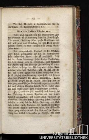 Von der kalten Läuterung
