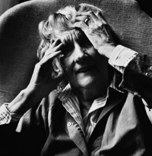 Astrid Lindgren (1907-2002; schwedische Schriftstellerin). Stockholm, 1991 : Porträt Astrid Lindgren