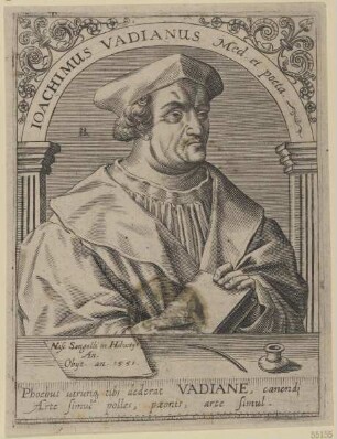 Bildnis des Ioachimus Vadianus