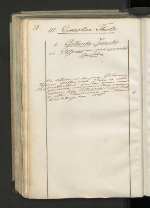 h. Gothische Sprache
