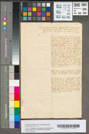 Stukken, ingekomen bij Louise Christine, Gravinne van Solms, douagière van Brederode, en minuten van uitgaande stukken, z. j. en 1663-1668. 1 in het Fransch. 7 stukken.