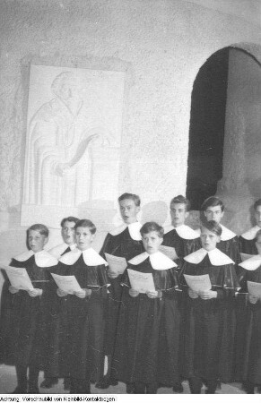 Dresden, Kreuzkirche, Heinrich-Schütz-Kapelle. Chorkonzert, Pfingsten 1964