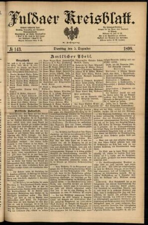 Ausgabe vom Dienstag, den 05. Dezember 1899.
