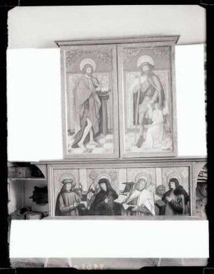 St. Annakapelle; Flügelaltar nach der Restaurierung, innen und aussen