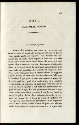Note Alle Parte Seconda.