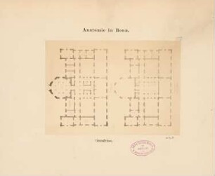 Rheinische Friedrich-Wilhelms-Universität Bonn Anatomisches Institut: Grundrisse EG und 1. OG