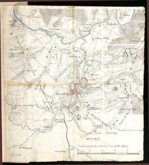 WHK 33 Krieg mit Frankreich 1792-1805: Plan der Schlacht bei Glatz, 1807