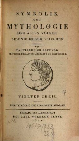 Symbolik und Mythologie der alten Völker, besonders der Griechen, 4
