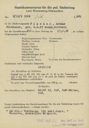 Fischer, Arthur