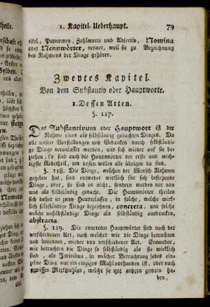 Zweytes Kapitel. Von dem Substantiv oder Hauptworte