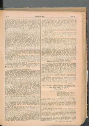 50 Jahre "Katholischer Lehrerverein im Reg.-Bez. Cassel"