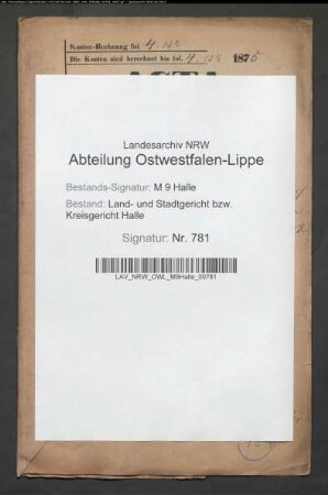 Sonstige: Bartling, Johann Heinrich; Ehepartner: Bartling, Johanne Caroline Lisette, geb. Milsmann: