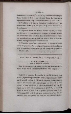 Solution du problème 42.