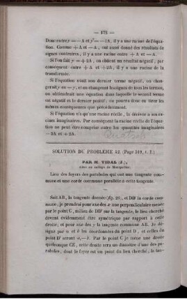 Solution du problème 42.