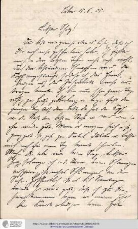 Brief vom 15.06.1905