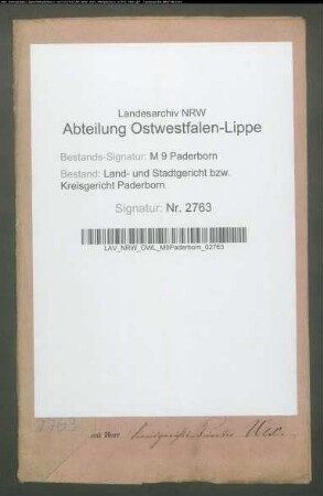 Erblasser: Hagenhoff, Franz Martin: