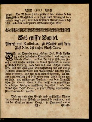 Das eylffte Capitel.