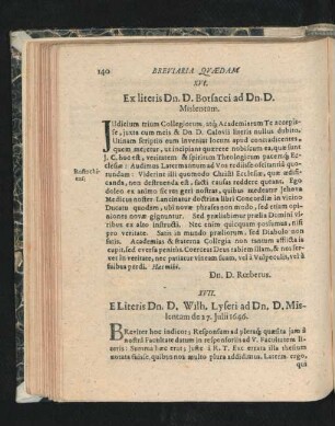 Brevaria Quaedam Literarum. XVI. - XXIX.