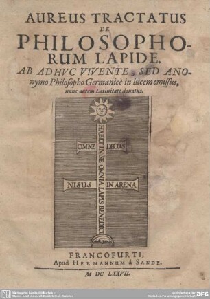 Aureus Tractatus de Philosophorum Lapide.