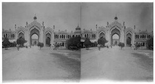 Lucknow (Lakhnau), Indien. Außentorbau des Hussainabad Bazaar (Hussainabad Imambara oder Chhota Imambara; 1837 als Mausoleum für Muhammad Ali Shah)