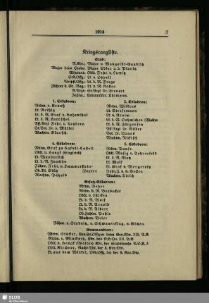 Kriegsrangliste