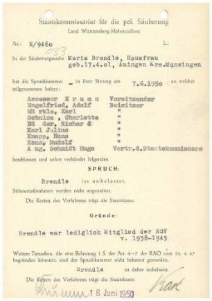 Brendle, Maria