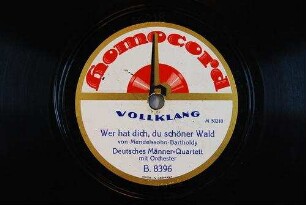 Wer hat dich, du schöner Wald / von Mendelssohn-Martholdy