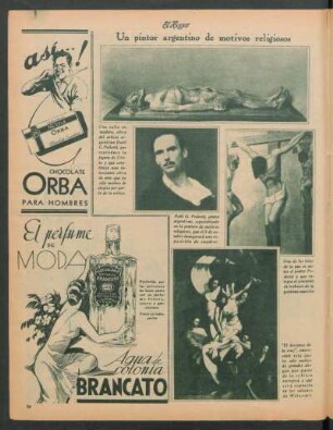 Un pintor argentino de motivos religiosos