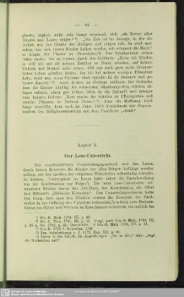 Kapitel. X. Der Lese-Unterricht