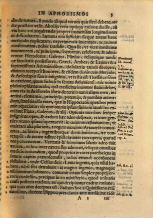Petri Crispi In Hippocratis Aphorismorum Lib. I. Commentaria : Ad Illustriss. Et Excell. D. Iacobum Boncompagnum S.R.E. Gubernatorem Gener.