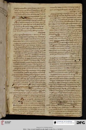 aus einer Hs. des 12./13. Jhs.: Expositio psalmorum