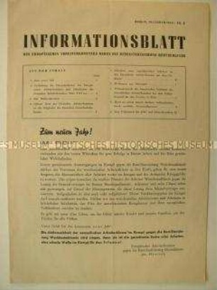 Mitteilungsblatt der DBD-Parteivorstandes für Propagandisten u.a. zur Auseinandersetzung mit dem RIAS