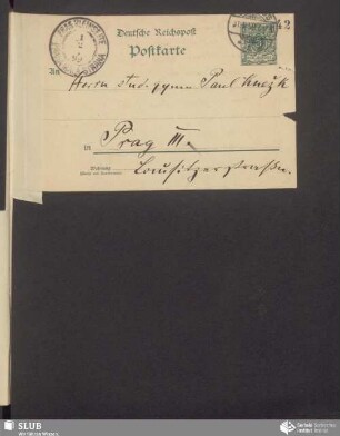 [dopisnica wot: Bogumił Šwjela, [31.01.]1899]
