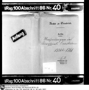 Rechnungen des Kirchspiels Emsbühren