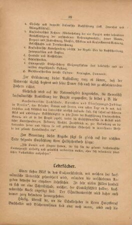 Lehrfächer