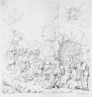 Reale Galleria di Firenze illustrata. 1. Quadri di Storia, Band 2., Die Anbetung der Könige (Taf. 78)