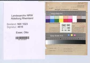 Entnazifizierung Otto Esser , geb. 01.01.1901 (Sattler)