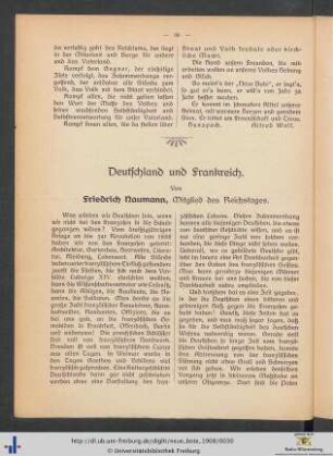 Deutschland und Frankreich.