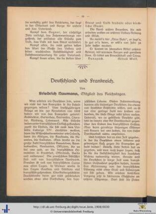 Deutschland und Frankreich.