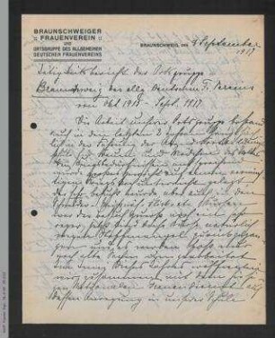 Tätigkeitsbericht der Ortsgruppe Braunschweig des ADF