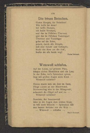 Wittewoll schlafen.