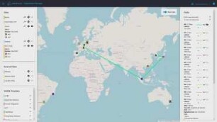 Management of a global SCION network