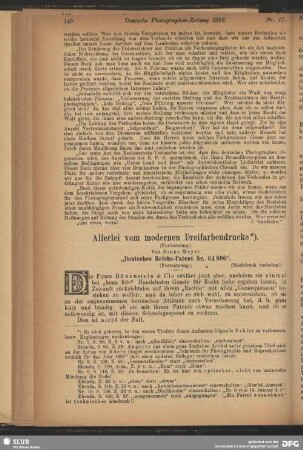 Allerlei vom modernen Dreifarbendrucke