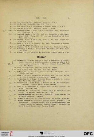 Bücher (Nr. 909-924)