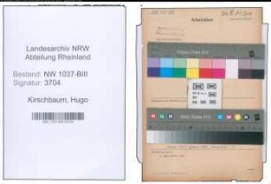 Entnazifizierung Hugo Kirschbaum , geb. 30.09.1894 (Kaufm.Angestellter)