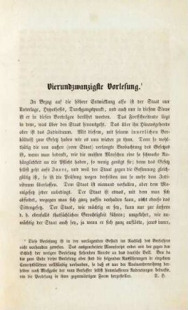 Vierundzwanzigste Vorlesung